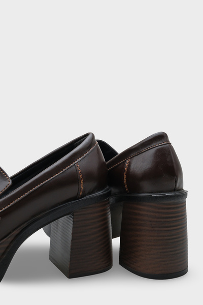 Capone Outfitters Danni 1003 Жіночі лофери з круглим носком і середньою підбором