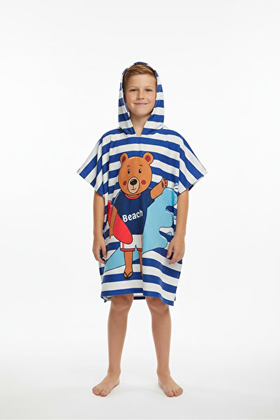MoveBeach Детска плажна кърпа пончо 8-12 години