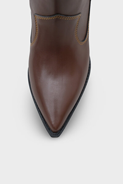 Capone Outfitters Γυναικείες καουμπόικες μπότες Malina με κεντημένες μύτες