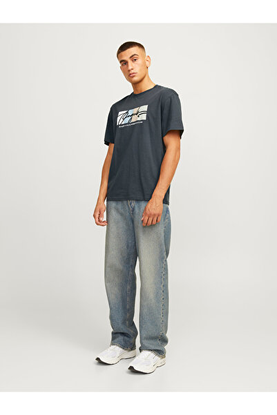 Jack & Jones Jorportland Block Branding Ss Cn Ln 12262662   Bright White