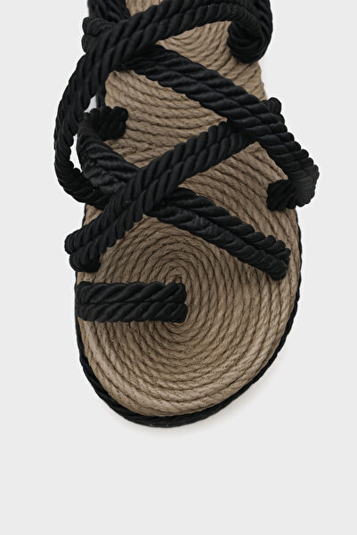 Capone Outfitters Dámské sandály String na klínovém podpatku