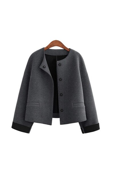 Barbora Rahat Düğmeli Şık Kadın Ceket