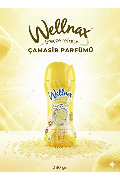 Wellnax breeze refresh GRANÜL ÇAMAŞIR PARFÜMÜ VE YUMUŞATICISI - SUN RISING 380 gram 30 yıkama (1 adet)
