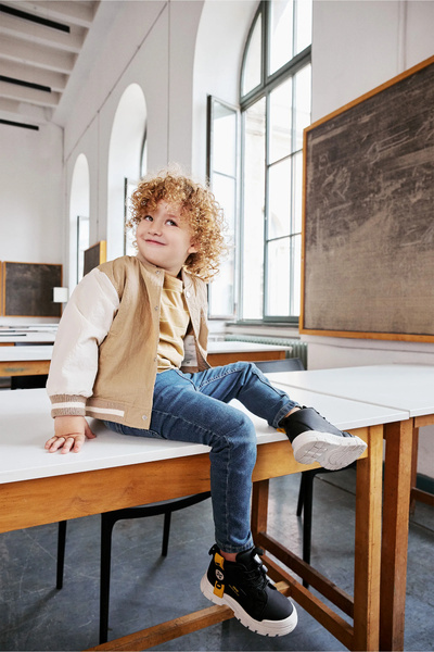 Vicco Marcus Unisex Çocuk Siyah Bot