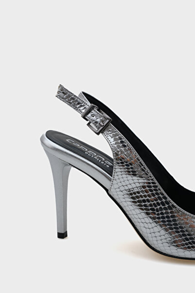 Capone Outfitters Dámská obuv s měkkou polstrovanou podrážkou na podpatku s otevřenou zadní částí