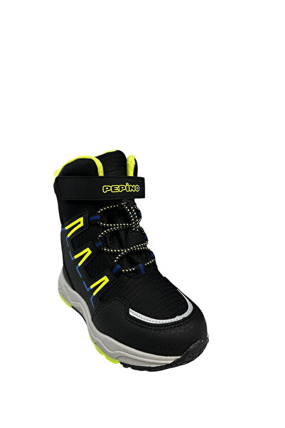 pepino Pk24-1361 Filet Boy's Snow Boots Black Yellow