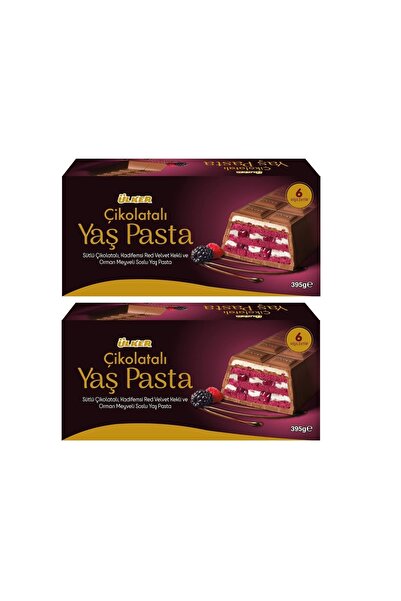 Ülker فطيرة صيفية - ٣٩٥ غرام × قطعتين: صلصة الغابة والفواكه والشوكولاتة