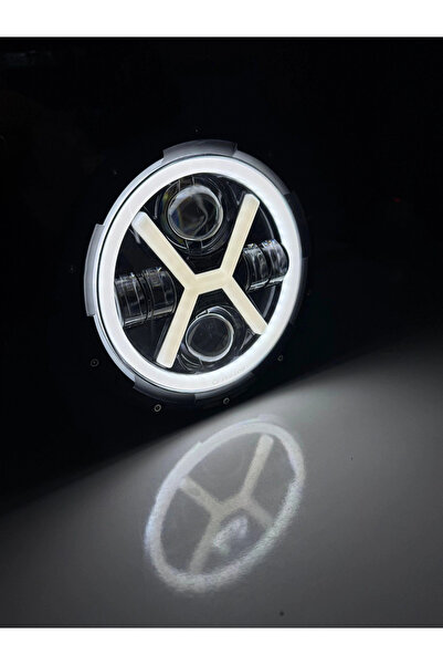 EKT H4 SOKETLİ YUVARLAK ÇALIŞMA LAMBASI SARI BEYAZ 2' Lİ - GZD0520