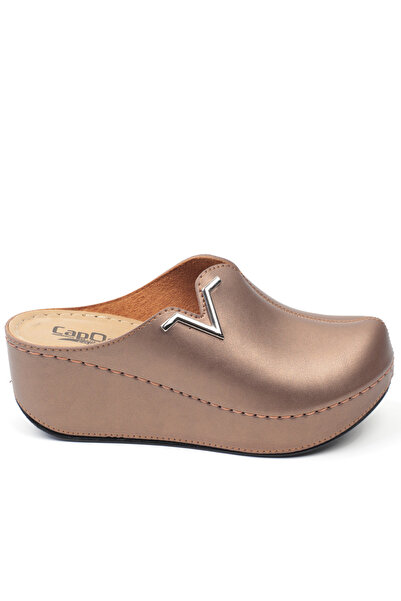 Capone Outfitters Ανατομικές μαλακές άνετες παντόφλες Mother με σφήνα τακούνι