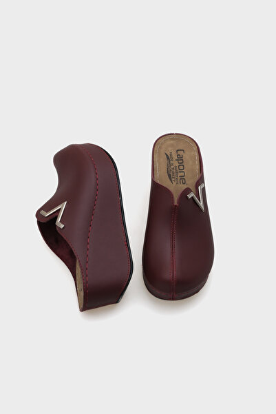 Capone Outfitters Ανατομικές μαλακές άνετες παντόφλες Mother με σφήνα τακούνι