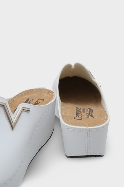 Capone Outfitters Papuci de mama cu toc pană, anatomici, moi, confortabili