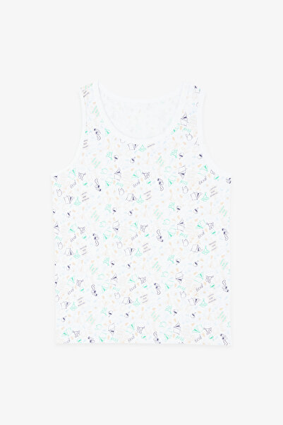 Penti Boy's Camping Cotton Multi-Colored 2-Piece Undershirt