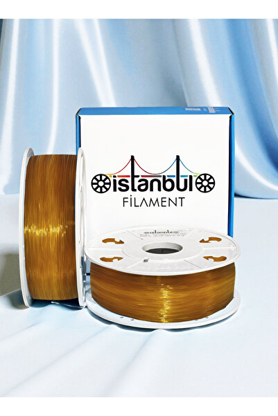 İSTANBUL FİLAMENT 3D Baskı PLA Filament Transparan Sarı 1 Kg Ø 1,75mm ± 0,05 Mm