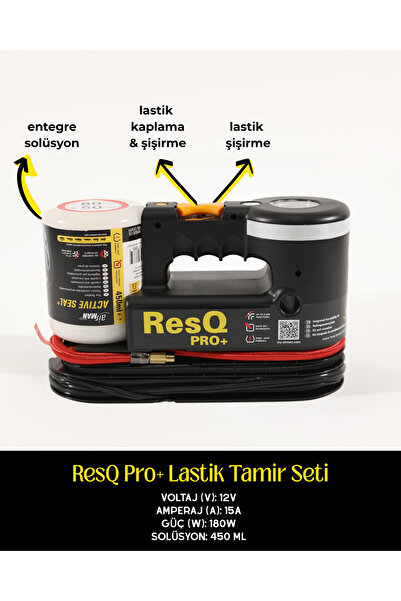 airman ResQ Pro+ Entegre Lastik Tamir Seti