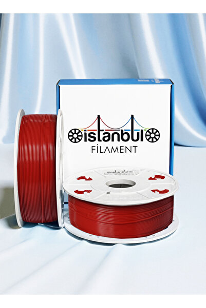 İSTANBUL FİLAMENT 3D Baskı PLA Filament Kırmızı 1 Kg Ø 1,75mm ± 0,05 Mm