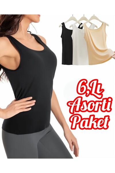 Özten 6 قطع من الليكرا للسيدات بحزام عريض OZT6508