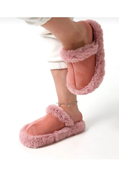 w white stars sports & wear Fl-11 Pink Winter Silent House Slippers