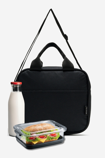 visees Thermal Insulated Children's Lunch Box - Thermal - Unisex - Black