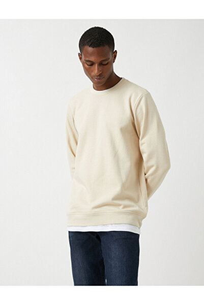 Koton Базовий світшот На флісі Crew Neck