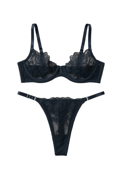 LİBELLA İÇ GİYİM Дамски комплект сутиен от 2 части с банели и подплънки - чер...