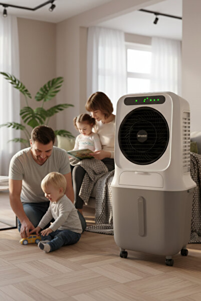 OLIMPIA SPLENDID Peler 25 Kablosuz (Wi‑Fi) Hava Soğutucu Evaporatif Serinletici , 25 L Depo, Kumandalı