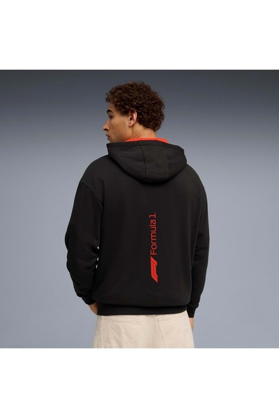 Puma F1 Essential+ Fullzip Hoodie Jacket 632653-01 Men's Tracksuit Top Black