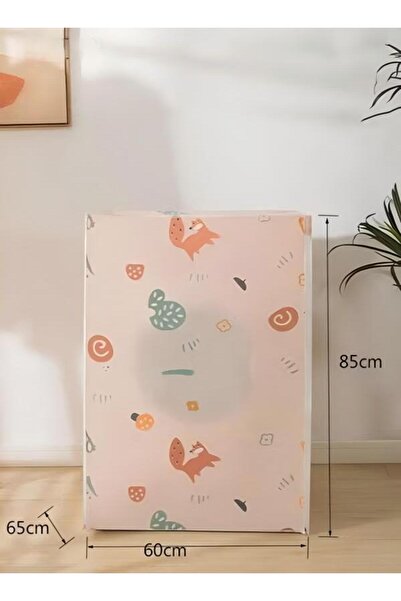 Generic Thick Fabric Washing Machine Cover Waterproof Dustproof Sunscreen Durable Washer Cover with Smooth Z