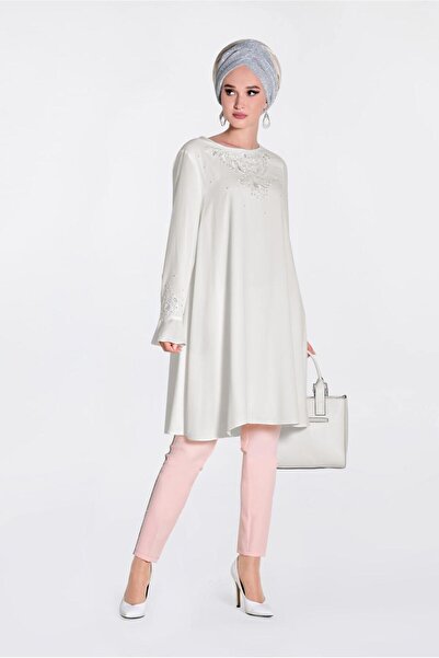 Alvina Güpür Ve Bead Detail Tunic 4239