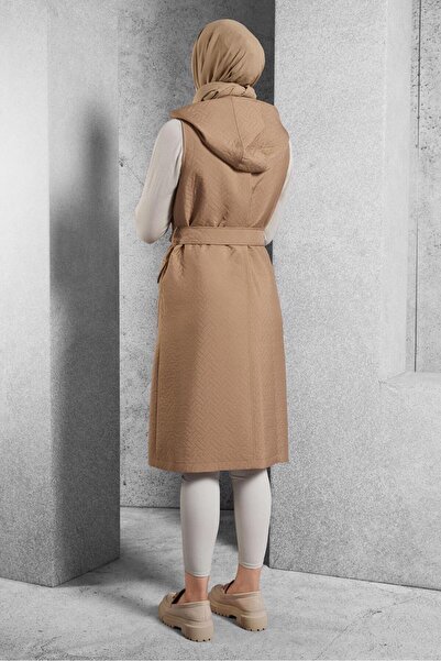 Alvina Belted Quilted Vest 45242