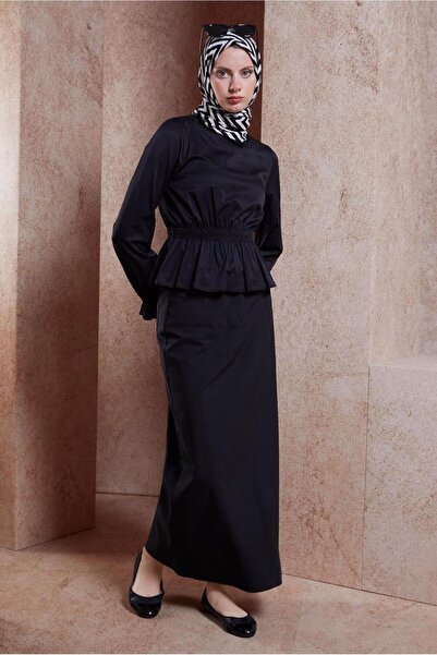 Alvina Μπλούζα με λάστιχο μέση και μανσέτα - 42762