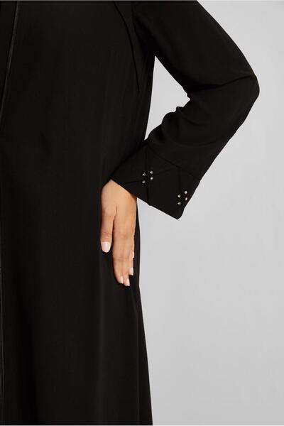 Alvina Big Size Stone Detail Ferace 80121