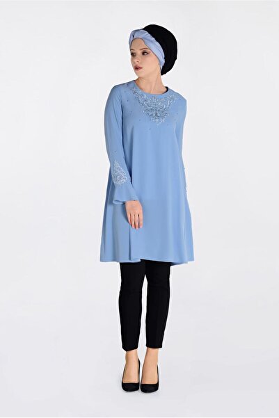 Alvina Güpür Ve Bead Detail Tunic 4239