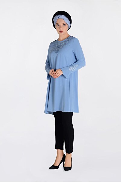 Alvina Güpür Ve Bead Detail Tunic 4239