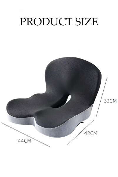 Generic Lumbar Support Pillow Seat Cushion for Office Chair Pressure Relief Sciatica & Tailbone Pain Relief