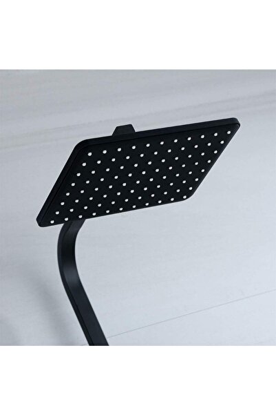 Sanlux Set coloană duș, negru mat sistem complet cu mixer apă caldă/rece, VST92