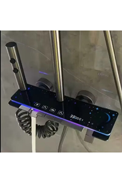 Sanlux Set de duș Galaxy – cu efect LED, Display si 4 functii de spalare, MTZ4