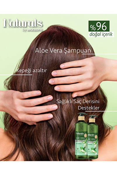 Naturals By Watsons Aloe Vera Şampuan 490Ml