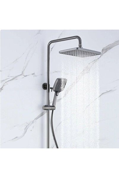 Sanlux "Tropic Rain" shower system with ambient lighting and digital temperature display, MTZ6
