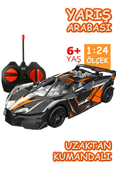 Black Island Uzaktan Kumandalı Şarjlı Road Blast Oyuncak Araba Turuncu