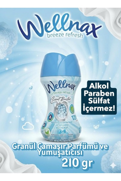 Wellnax breeze refresh GRANÜL ÇAMAŞIR PARFÜMÜ VE YUMUŞATICISI - Moonlight 210 gram 20 yıkama (1 adet)