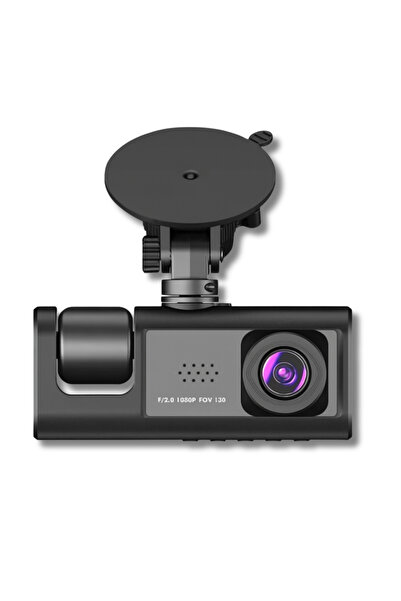 OEM Autiqo® 3-in-1 Car Camera – Full HD, Front + Interior + Rear, 64 GB Card Included, Night Vision