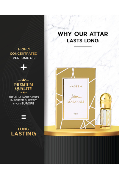 Naseem Masakali - Concentrated Perfume Oil for Men and Women 3ml