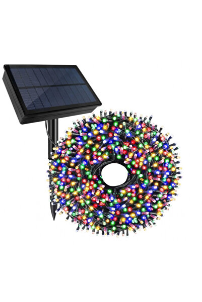 Sanlux Instalatie solara 30 metri, 300 LED, multicolor