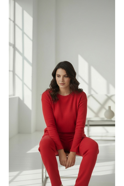 trendlina Triko Kaşkorse İkili Takım