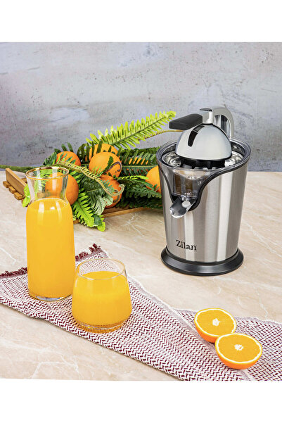 Zilan Storcător de citrice din oțel inoxidabil ZLN1765, antiderapant, 2 conuri de dimensiuni diferite