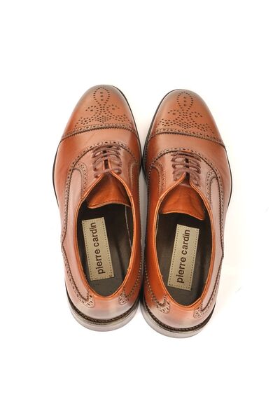 Pierre Cardin Чоловічі класичні шкіряні оксфордські черевики - мінімалістичний дизайн