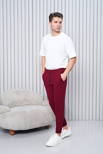 FRANCO RENZO Γυναικείο Φούτερ Claret Red με 2 κλωστές