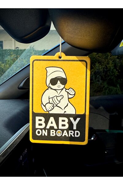 Duftpalm BABY ON BOARD TASARIMLI EĞLENCELİ ARAÇ KOKUSU VE OTO AKSESUARI