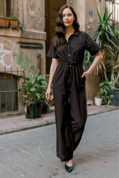 Barbora Keten Günlük Tulum