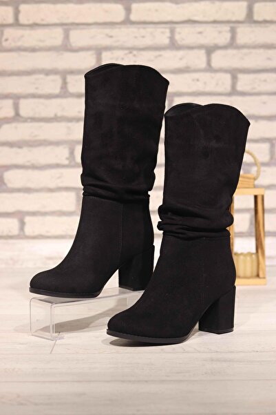 DERİ KABUSU Kadın Kovboy Çizme 275